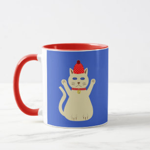Cute Christmas Cat Mug