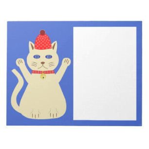 Cute Christmas Cat Notepad