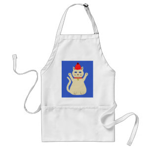 Cute Christmas Cat Standard Apron