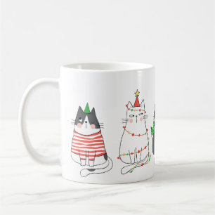 Cute Christmas Cats Coffee Mug