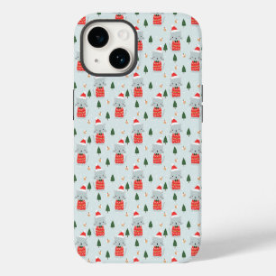 Cute Christmas Cats iPhone 14 Case