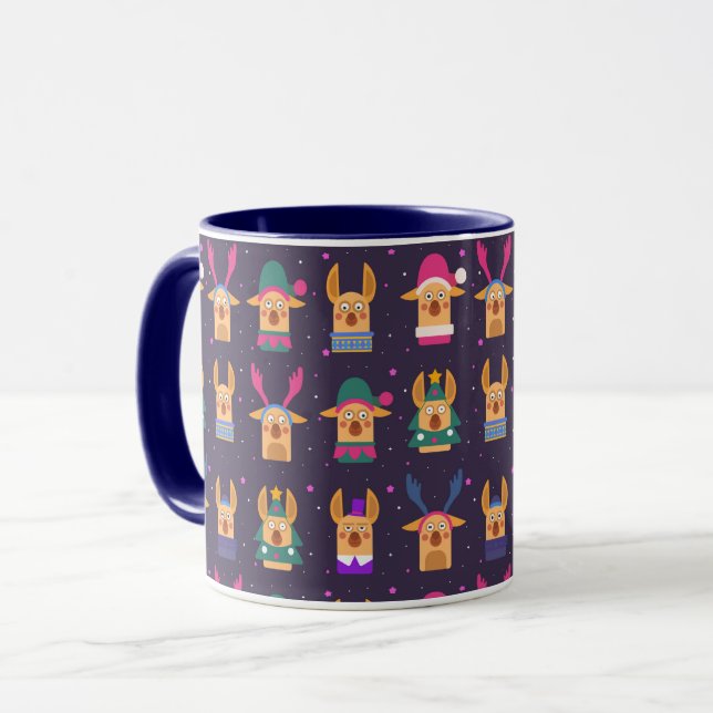 Cute Christmas Cats Mug (Front Left)