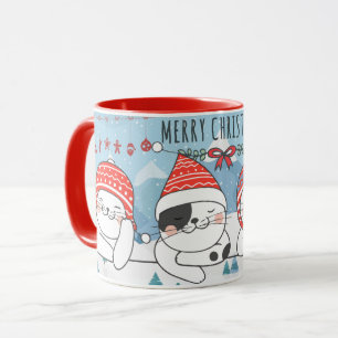 Cute Christmas Cats Mug