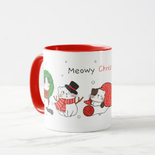 Cute Christmas Cats Mug