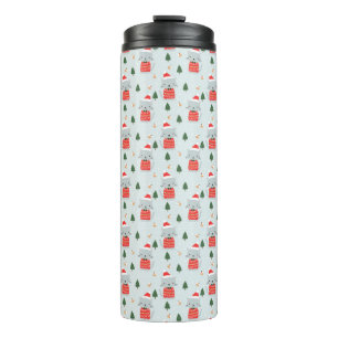 Cute Christmas Cats Thermal Tumbler