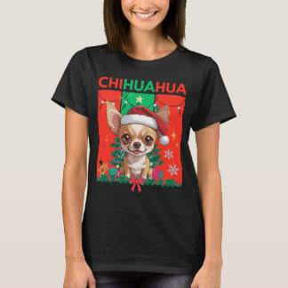 Cute Christmas Chihuahua | Festive Holiday Dog T-Shirt