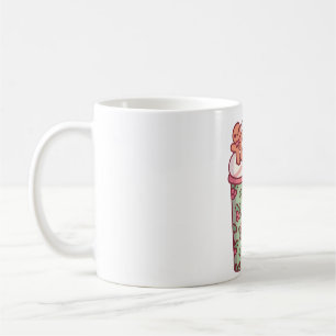 Cute Christmas Coffee Drink Gingerbread Man And Ca Mug