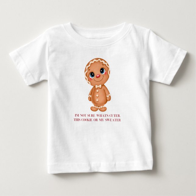 Cute christmas cookie baby T-Shirt (Front)