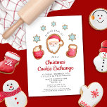 Cute Christmas Cookie Exchange Party Invitation<br><div class="desc">Personalized Cute Christmas Cookie Exchange Party Invitation</div>