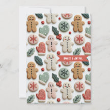 Cute Christmas Cookie Pattern