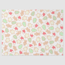 Cute Christmas Cookie Tissue Paper