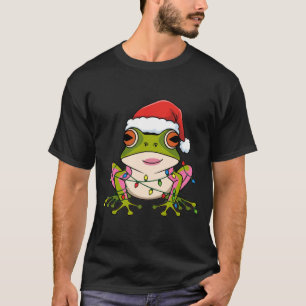 Cute Christmas Coqui Frog _ Holiday Puerto Rican L T-Shirt