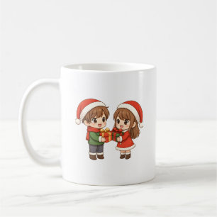 Cute Christmas Couple Mug