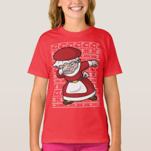 Cute Christmas Dabbing Mrs Claus T-Shirt