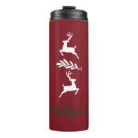 Cute Christmas Deer and Custom Name
