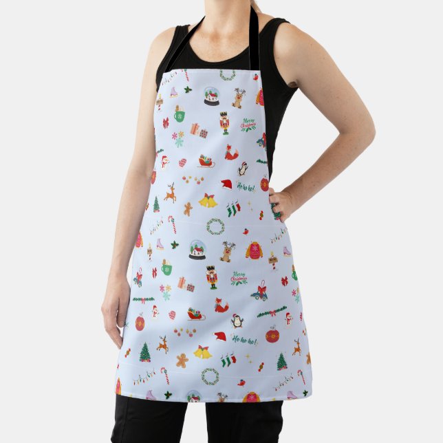 Cute Christmas details kitchen  Apron (Insitu)