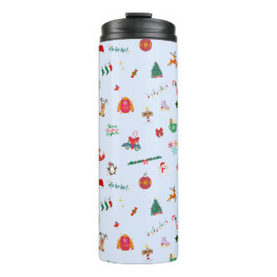 Cute Christmas details travel winter Thermal Tumbler