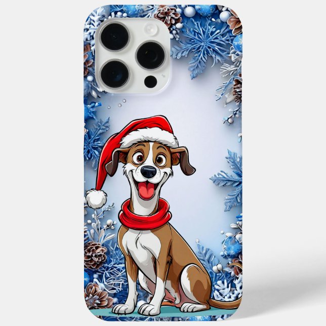 Cute christmas dog Case-Mate iPhone case (Back)