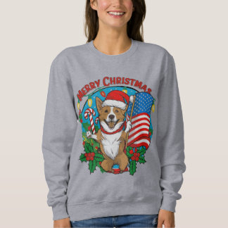 Cute Christmas Dog Sweatshirt
