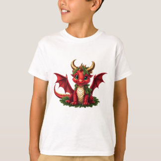 Cute Christmas Dragon for Christmas Jumpers T-Shirt