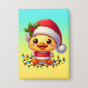 Cute Christmas Duck Cartoon Santa-68362