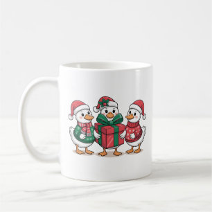 Cute Christmas Ducks Cartoon Art-68105 Coffee Mug