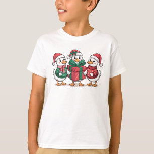 Cute Christmas Ducks Cartoon Art-68105 T-Shirt