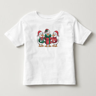 Cute Christmas Ducks Cartoon Art-68105 Toddler T-Shirt