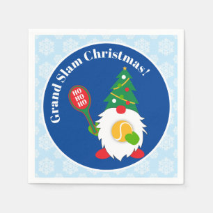 🎾Cute Christmas Dwarf with tennis ball Napkin