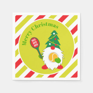 🎾Cute Christmas Dwarf with tennis ball Napkin
