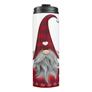 Cute Christmas Elf Gnome Thermal Tumbler