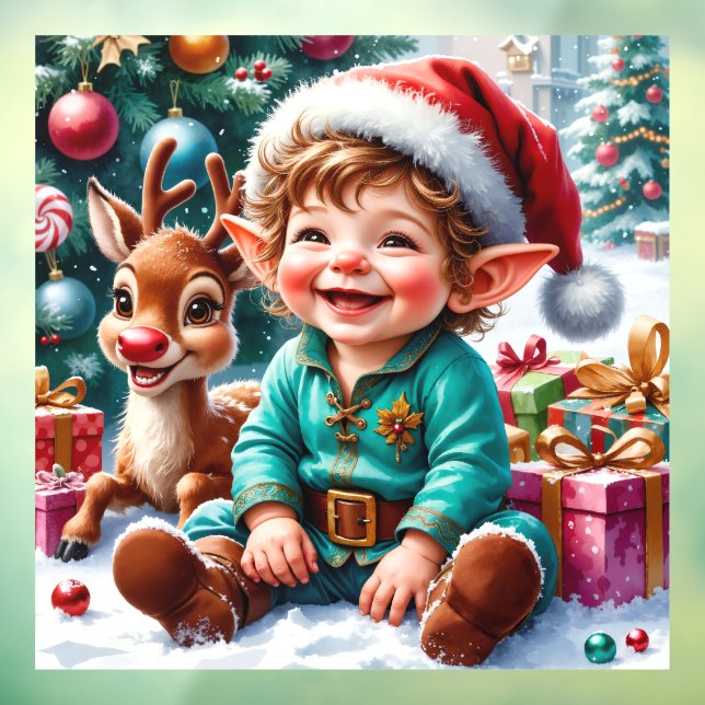 Cute Christmas Elf & Reindeer  (Sheet 3)