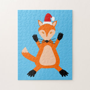 Cute Christmas Fox Jigsaw Puzzle