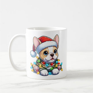 Cute Christmas French Bulldog Mug
