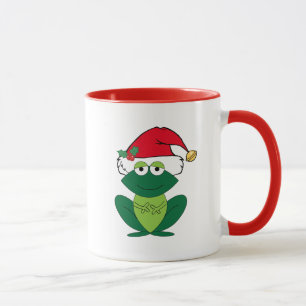 Cute Christmas Frog Mug