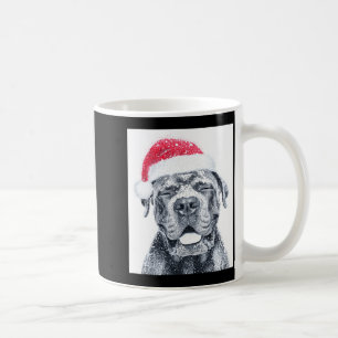 Cute Christmas Funny Cane Corso Long Sleeve Coffee Mug