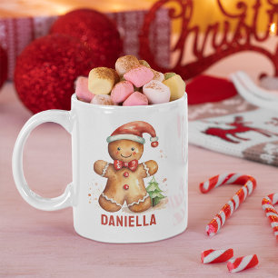 Cute Christmas Gingerbread Cookie Mug