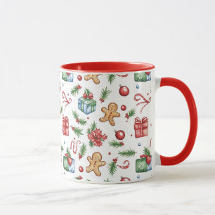 Cute Christmas gingerbread man Mug