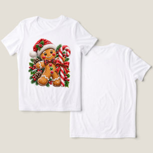 Cute Christmas Gingerbread Women's T-Shirt Festi Tri-Blend Shirt