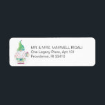 Cute Christmas Gnome Address Labels<br><div class="desc">This cute Christmas return address label features my original hand painted watercolor gnome on a crisp white background. Your return address details are set in a modern sans serif font. Personalise with your family name and street address in the template fields. To see more country holiday designs visit DoTellABelle on...</div>