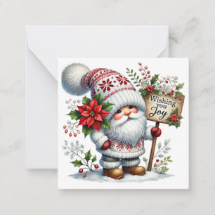 Cute Christmas Gnome Card