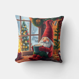 Cute Christmas gnome Cushion