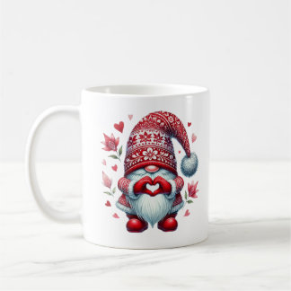 Cute Christmas Gnome Festive Holiday Aesthetic Art Coffee Mug