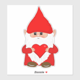 Cute Christmas Gnome Sticker