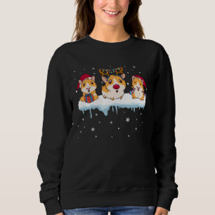 Cute Christmas Guinea Pigs  Holiday  Animal Sweatshirt