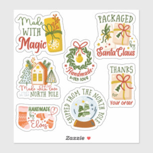 Cute Christmas Holiday Business Delivery Package