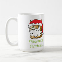 Cute Christmas Holiday Cartoon Cat Funny Saying