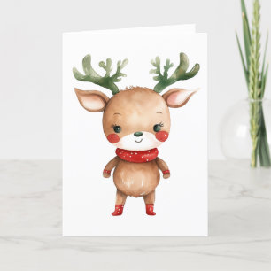 Cute Christmas Holiday Reindeer Bundled Up 15