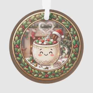 Cute Christmas Hot Cocoa Mug Ornament