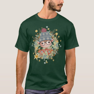 cute Christmas in the frame for Christmas boy T-Shirt
